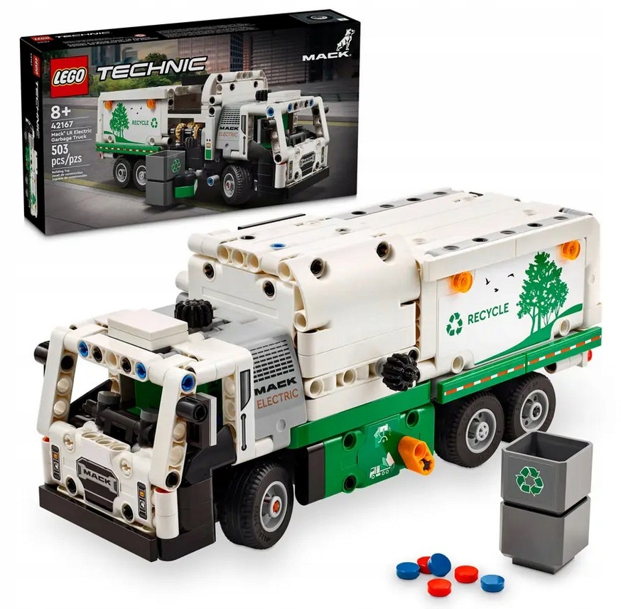 Lego Technic 42167 Popelářský vůz Mack Lr Electric