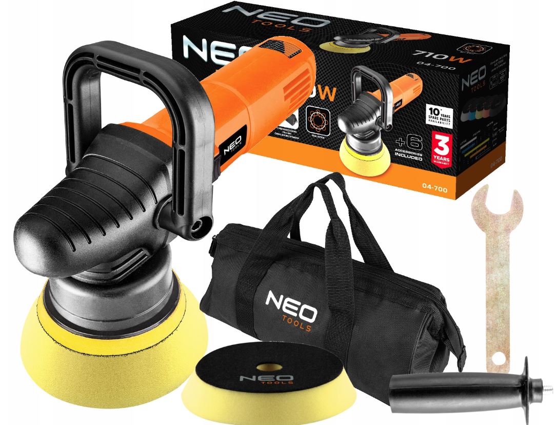 Automobilová Leštička Dual Action 710 W 125 mm Neo Tools