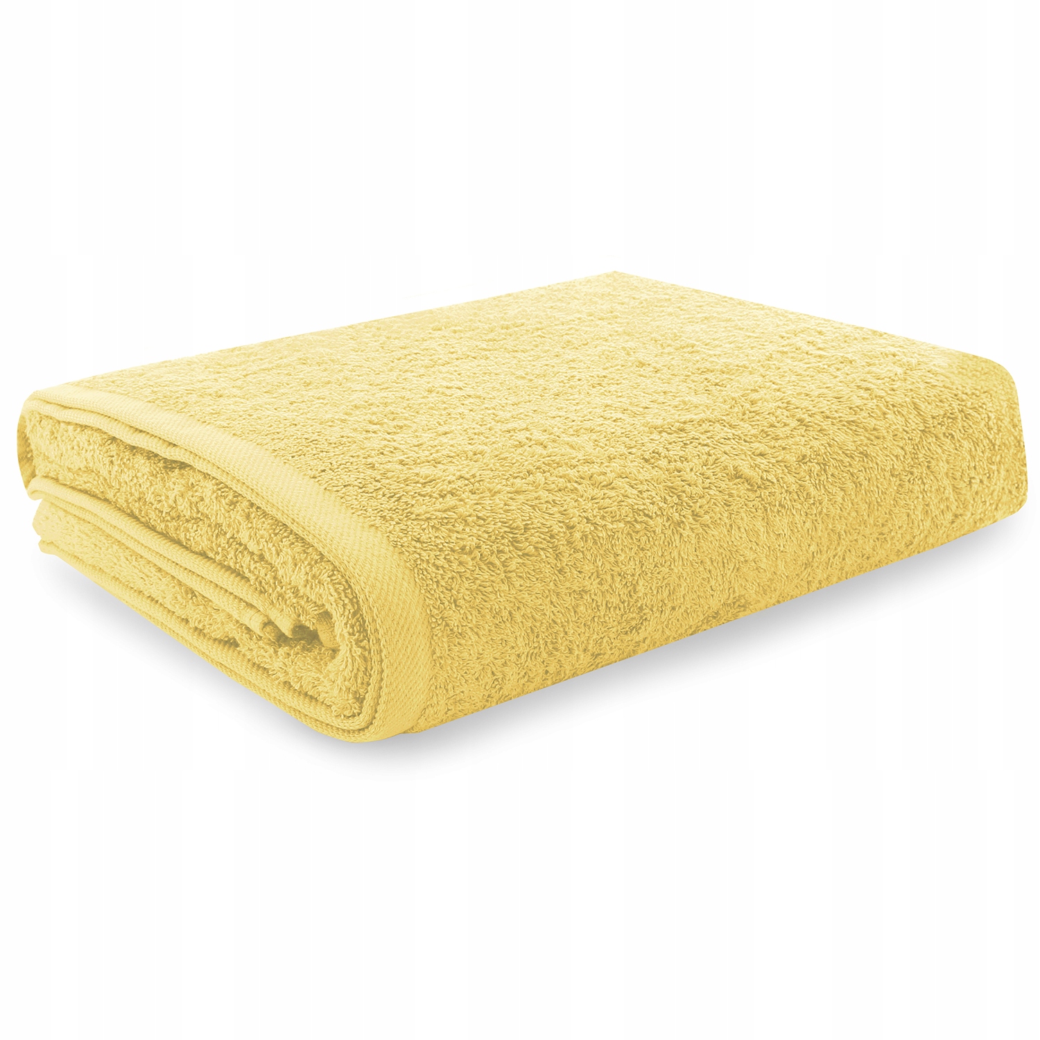 

Miękki żółty ręcznik bawełniany frotte 80x200 cm