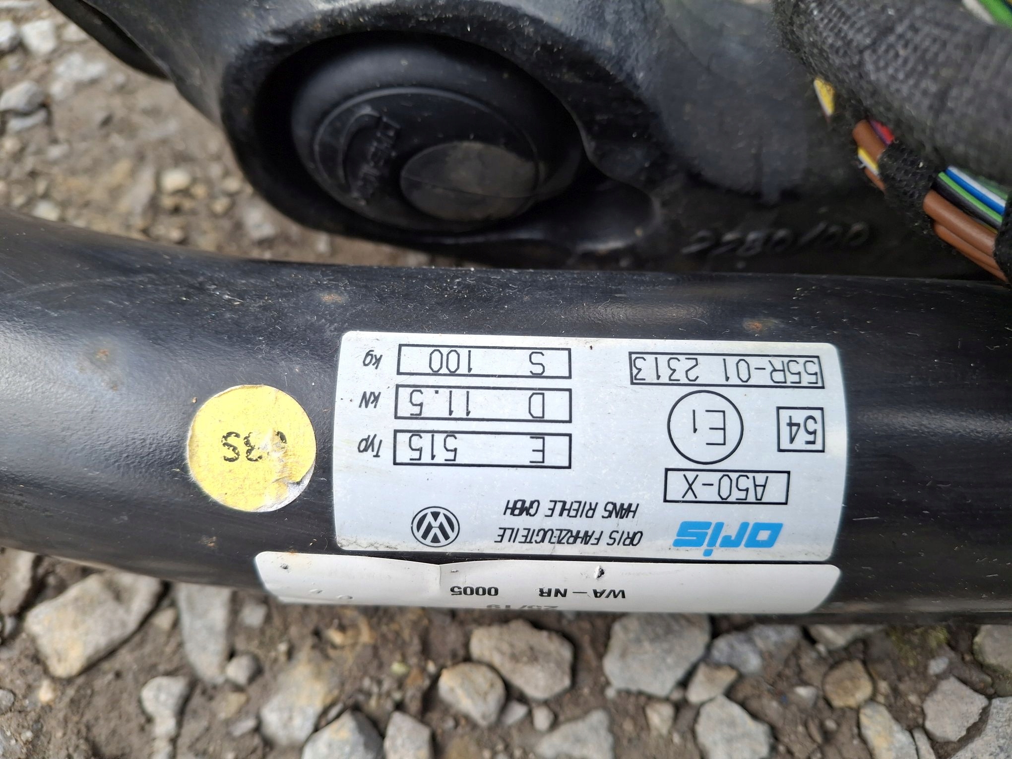 tow electrical VW PASSAT B8 KOMBI 2014R->