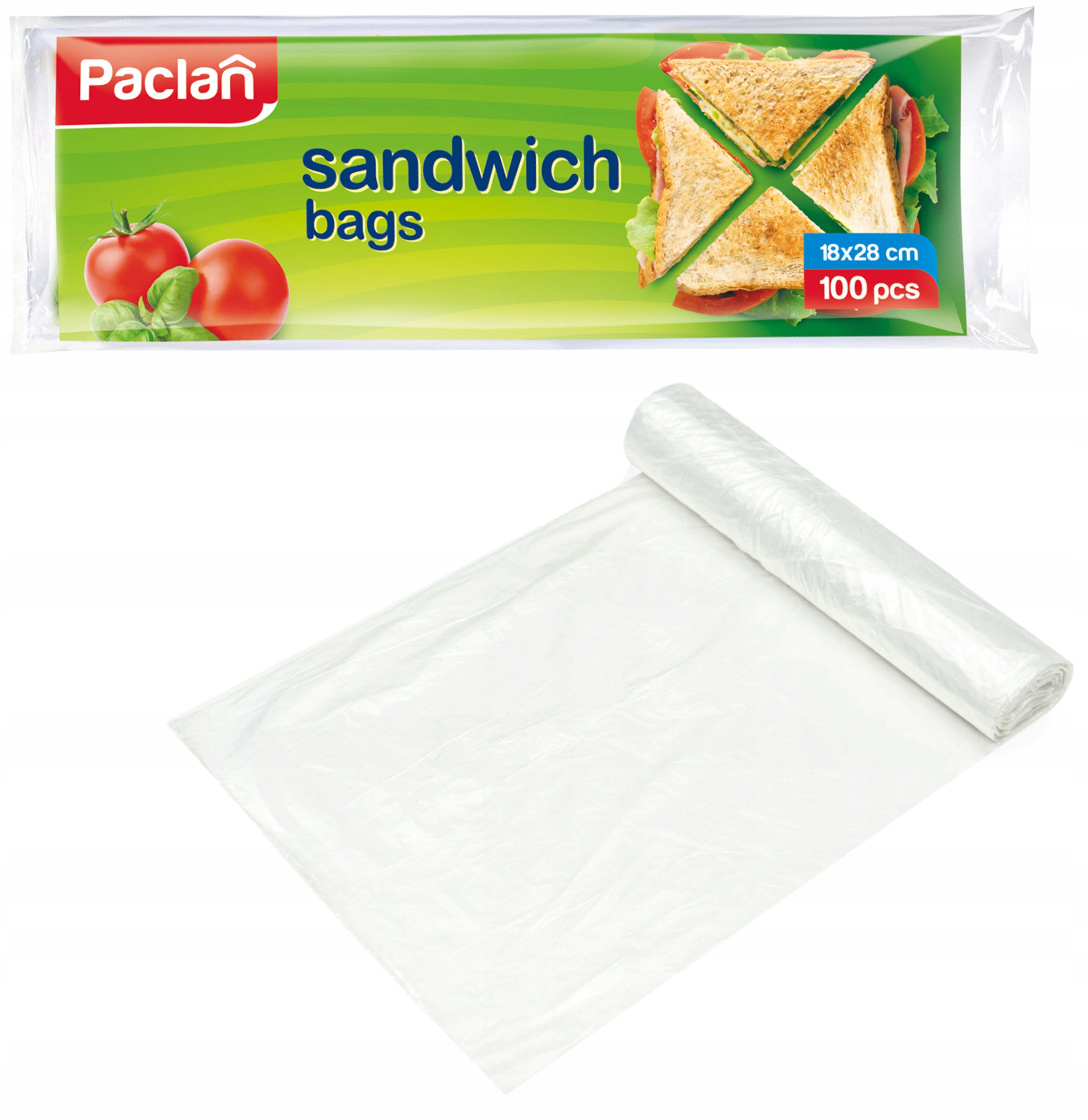 

Worki foliowe śniadaniowe 100 szt Paclan