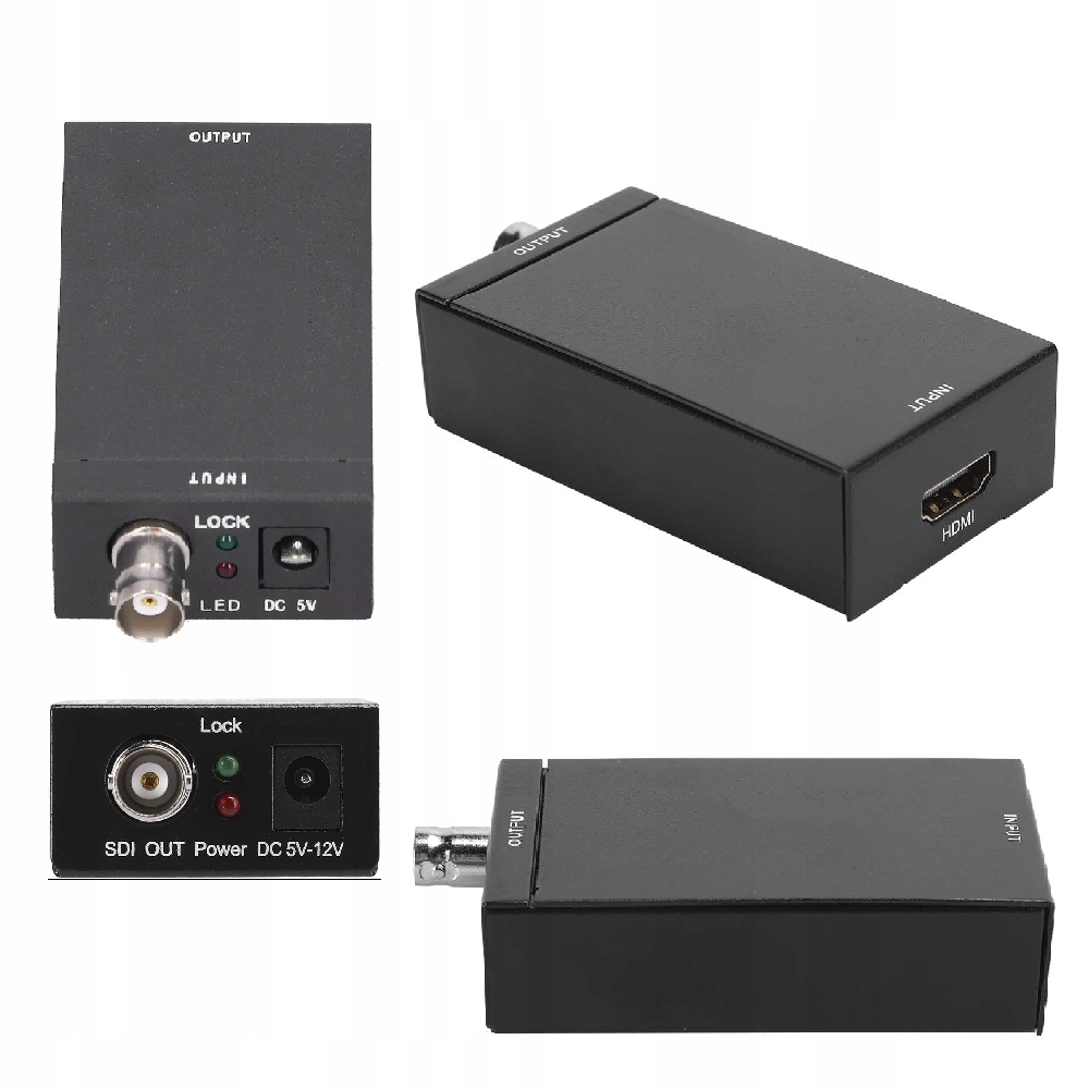 Konwerter obrazu z HDMI na SDI cyfrowy adapter Model 2D3-03-17