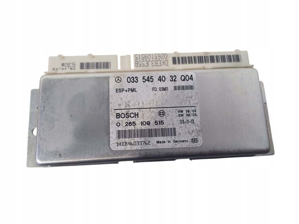 MERCEDES W211 MODUŁ STEROWNIK ESP 0335454032 Q02