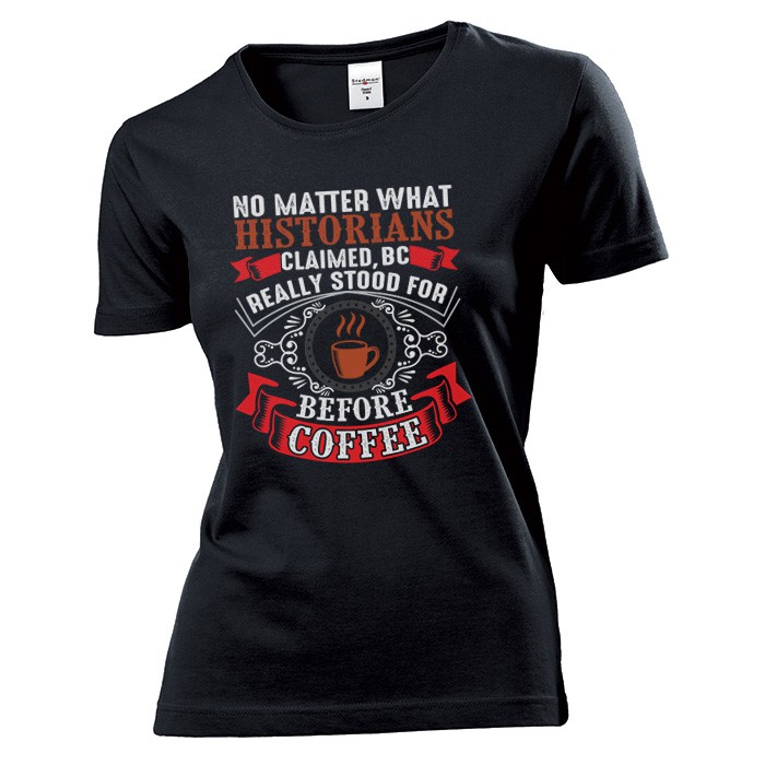 

Koszulka damska Era Przed Kawa XXL