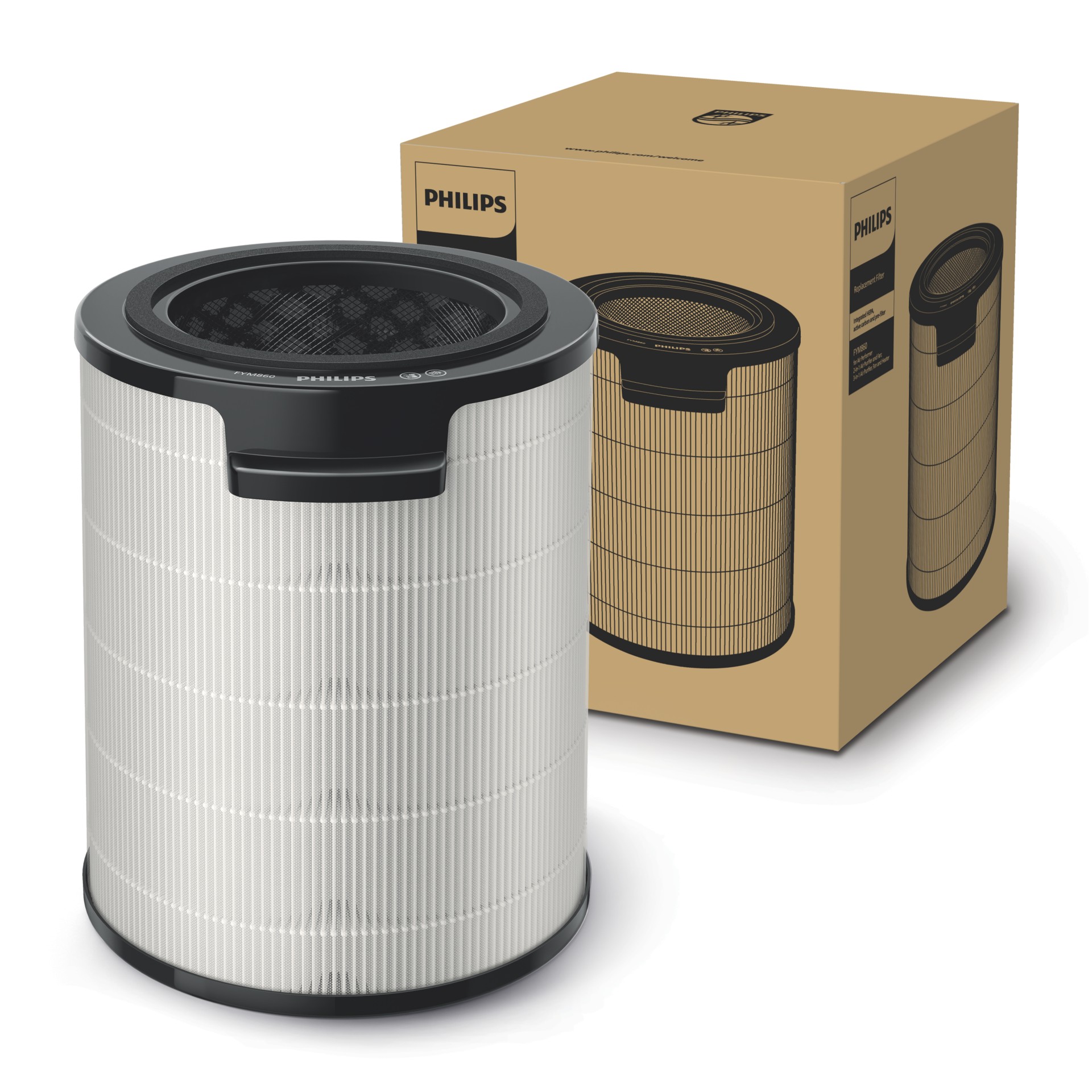 Philips Originálny vymeniteľný filter Integrovaný 3 v 1 FYM860/30