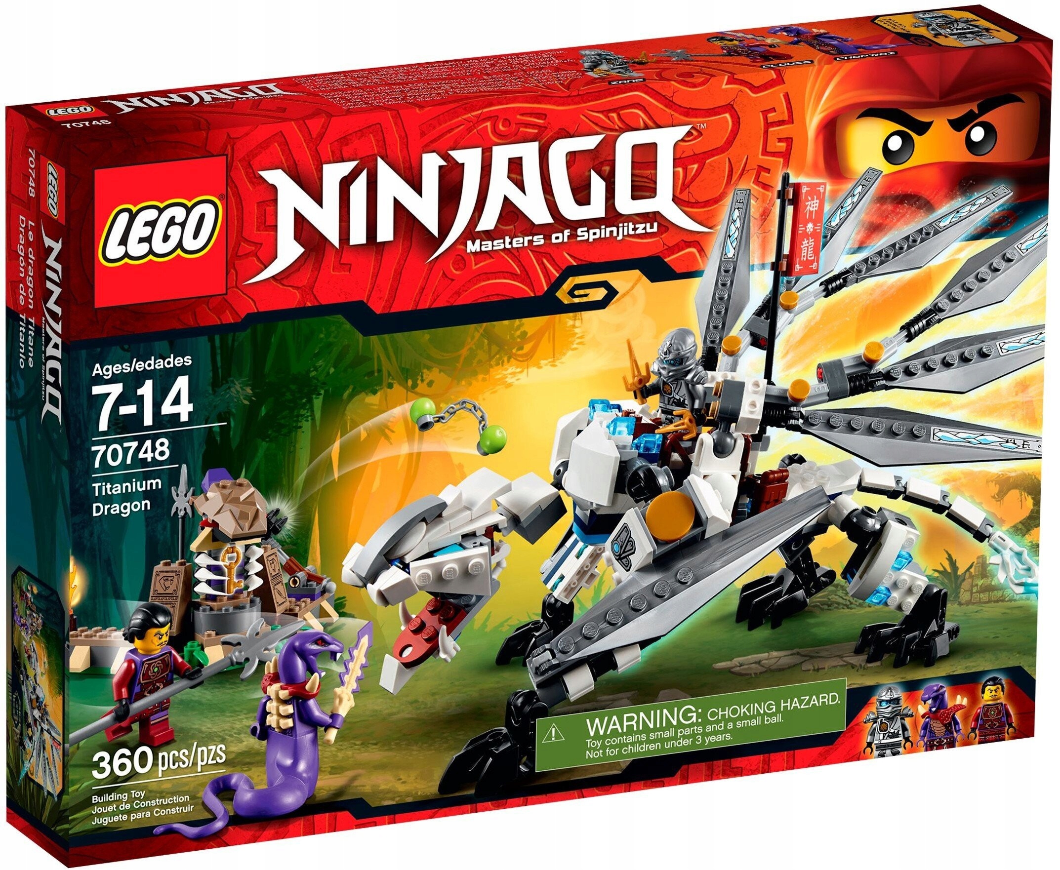 Lego Ninjago 70748 Titanový drak Nové