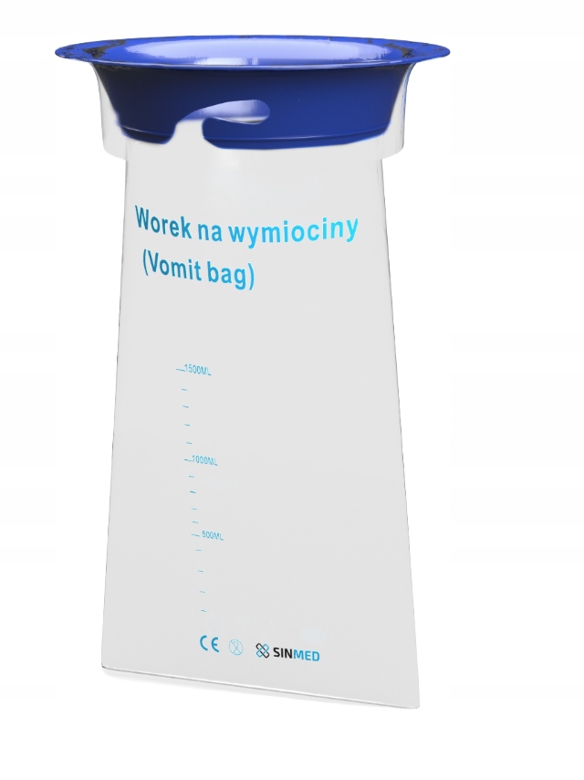 

Worek Na Wymiociny Torba Na Wymioty 1,5L 10 Sztuk