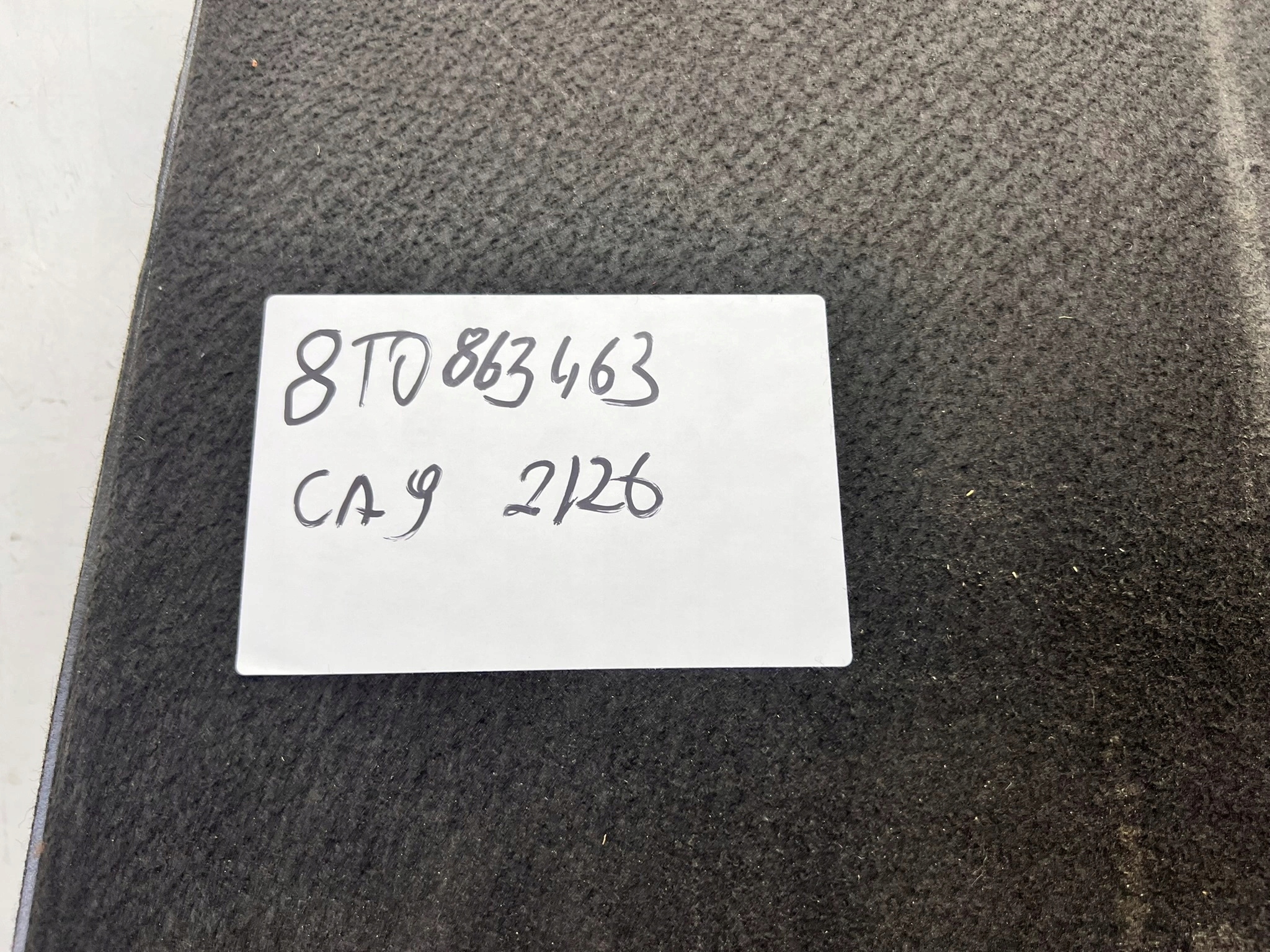 floor boot AUDI A5 8T COUPE 8T0863463 CA9 2/26