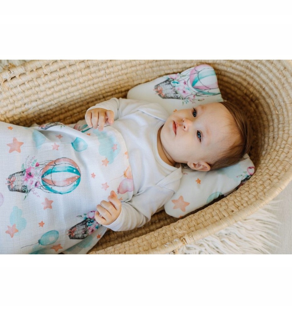 PIELUSZKA BAMBUSOWA Z JONAMI SREBRA BALONY Wiek dziecka 0 +