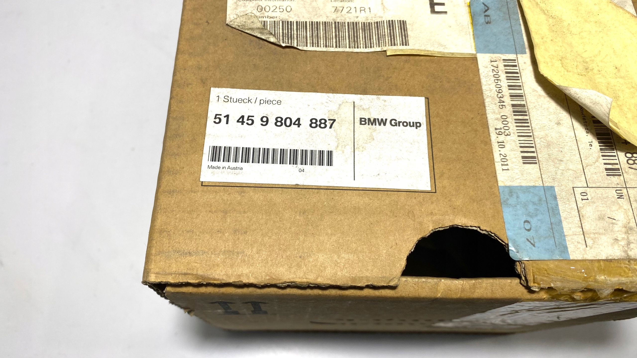 защита впускные Воздух MINI COOPER s R60 9804887
