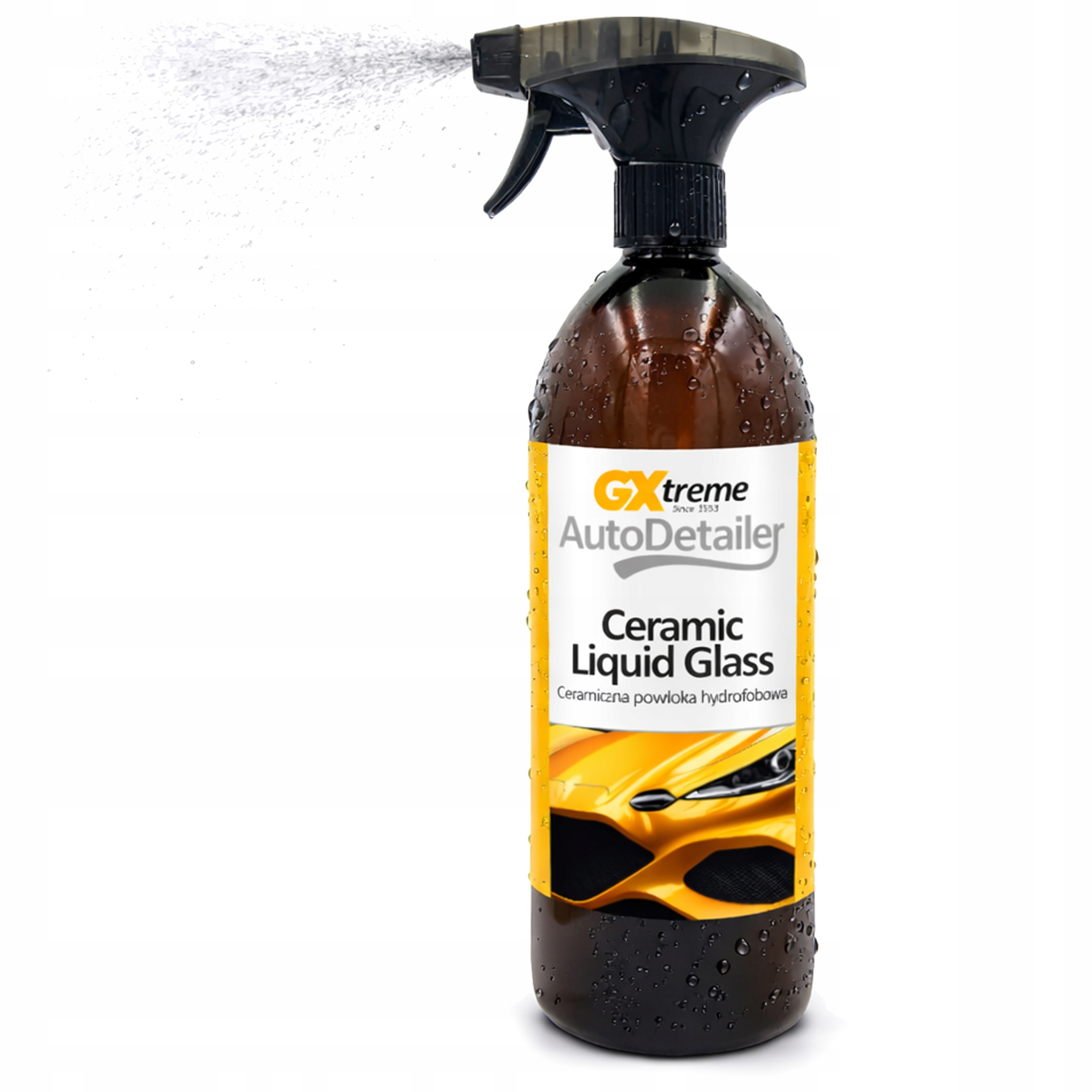 Powłoka ceramiczna hydrofobowa w sprayu płynne szkło liquid glass 750ml