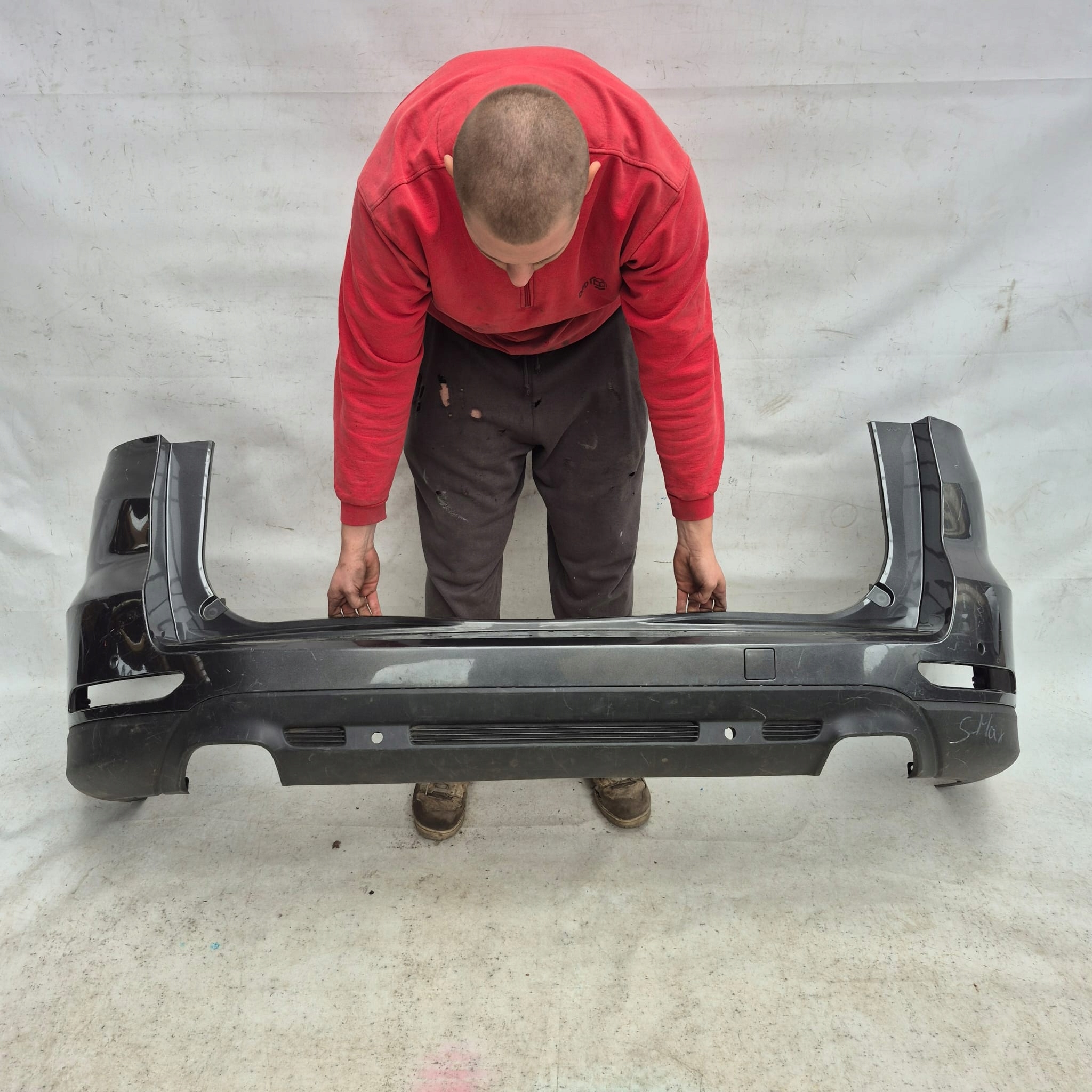 FORD S-MAX II 2 MK2 14-23 bumper rear part rear 6XPDC