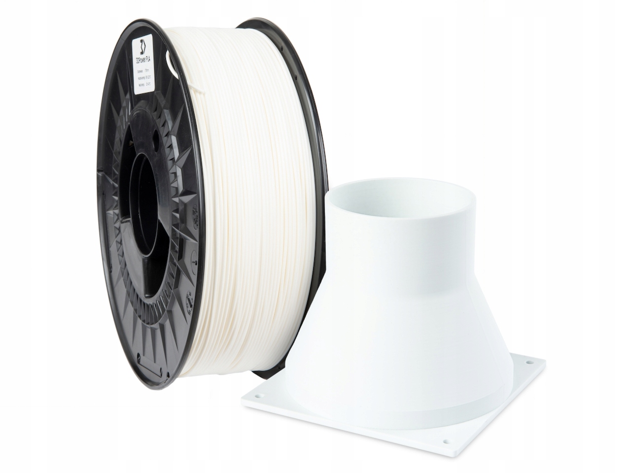 Filament 3DPower Pla Ht 150 1.75mm White 1kg Biały