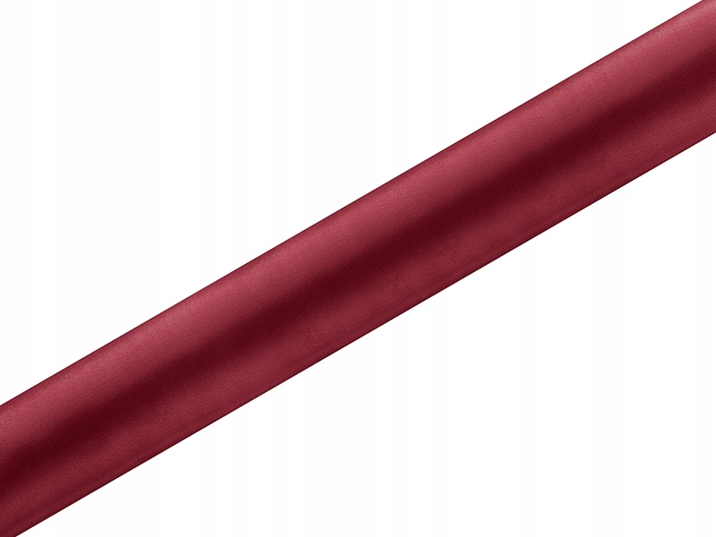 

Satyna gładka Dekoracja Stół bordo 0,36x9m