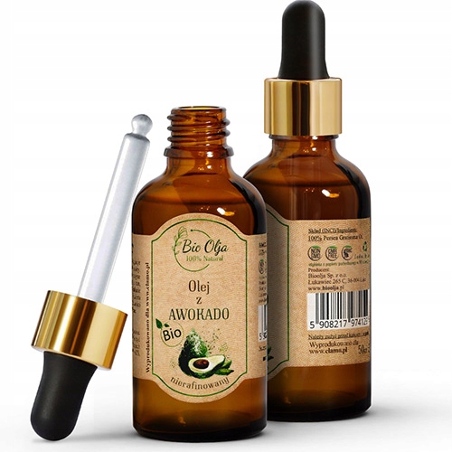 OLEJ AWOKADO AVOCADO BIO pod OCZY na TWARZ i WŁOSY Marka BioOlja