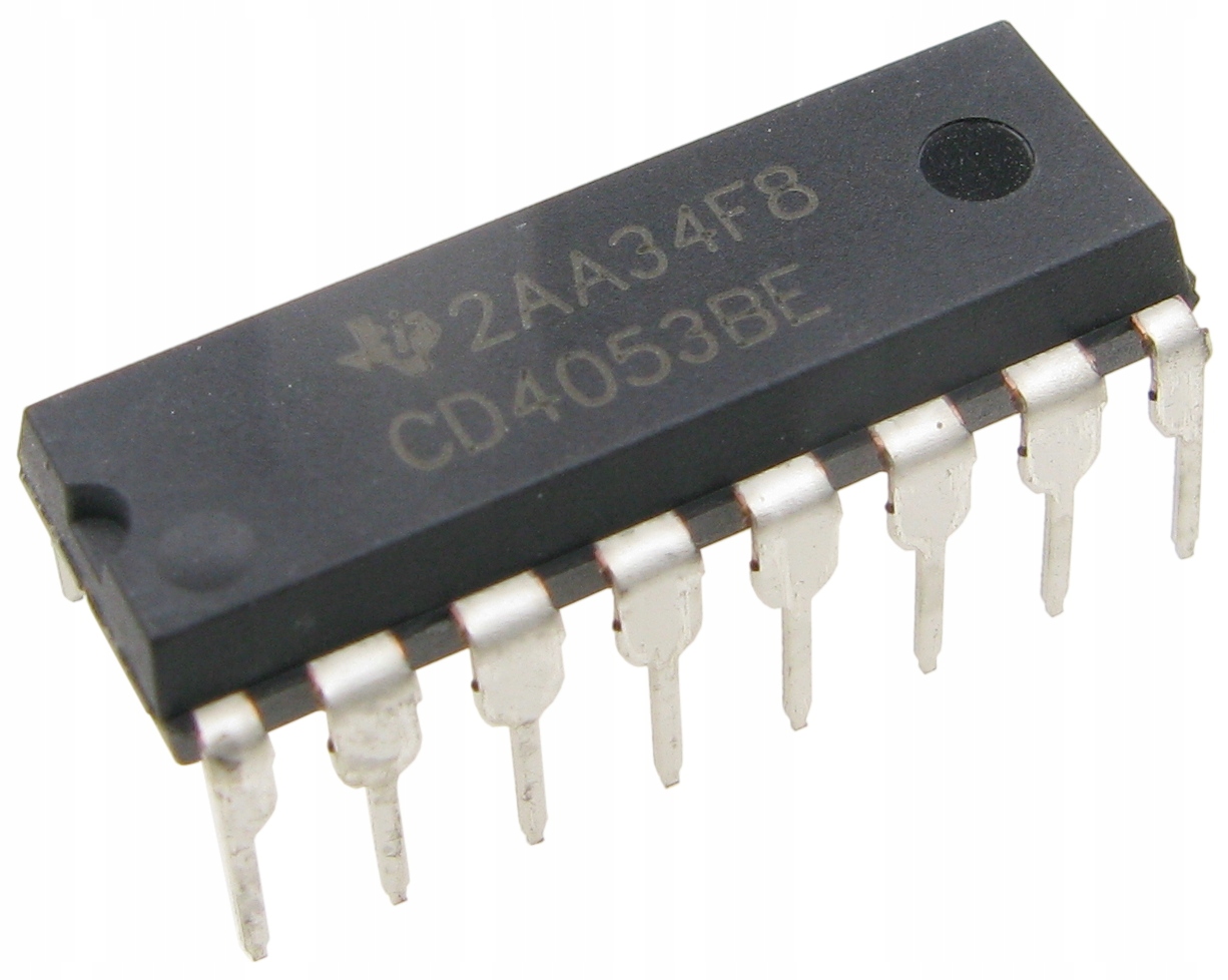 

# CD4053BE potrójny dwukanał. multiplexer DIP/2891