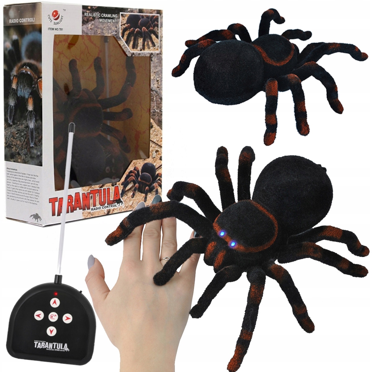 

Pająk Zdalnie Sterowany Na Pilot Duża Tarantula