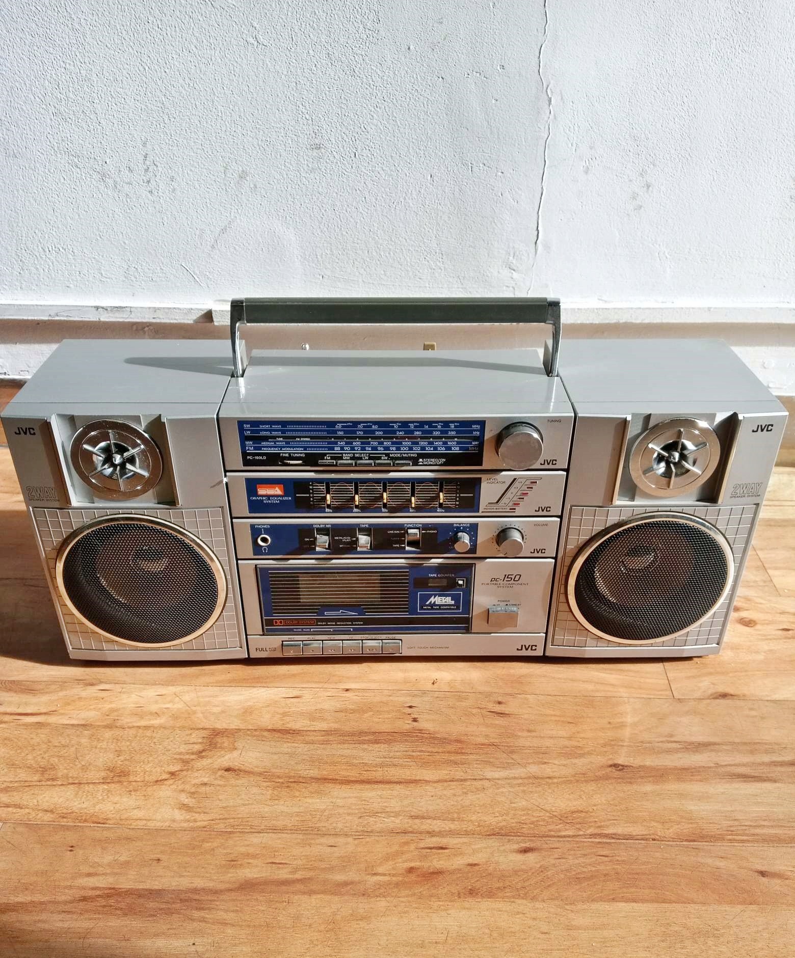 РАДИОМАГНИТОФОН JVC PC-200 - № S325