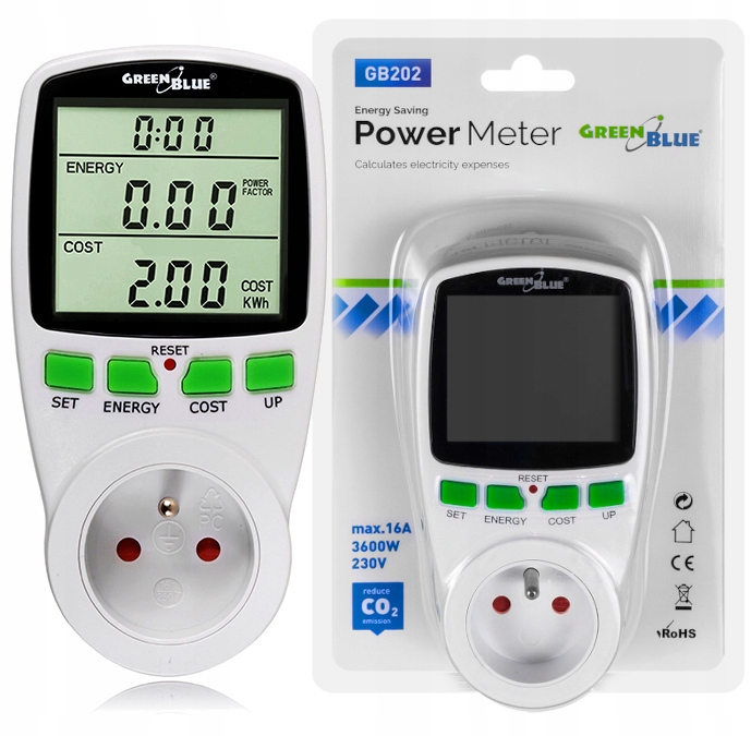 

Watomierz Licznik Energii Miernik Do Zużycia Prądu