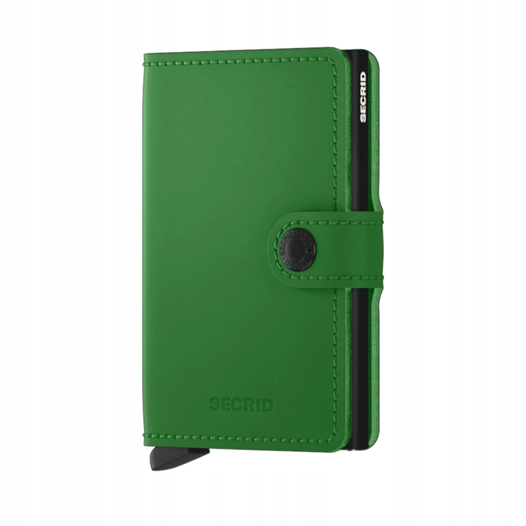 Secrid Miniwallet Matte Bright Green Rfid peněženka dárkové balení