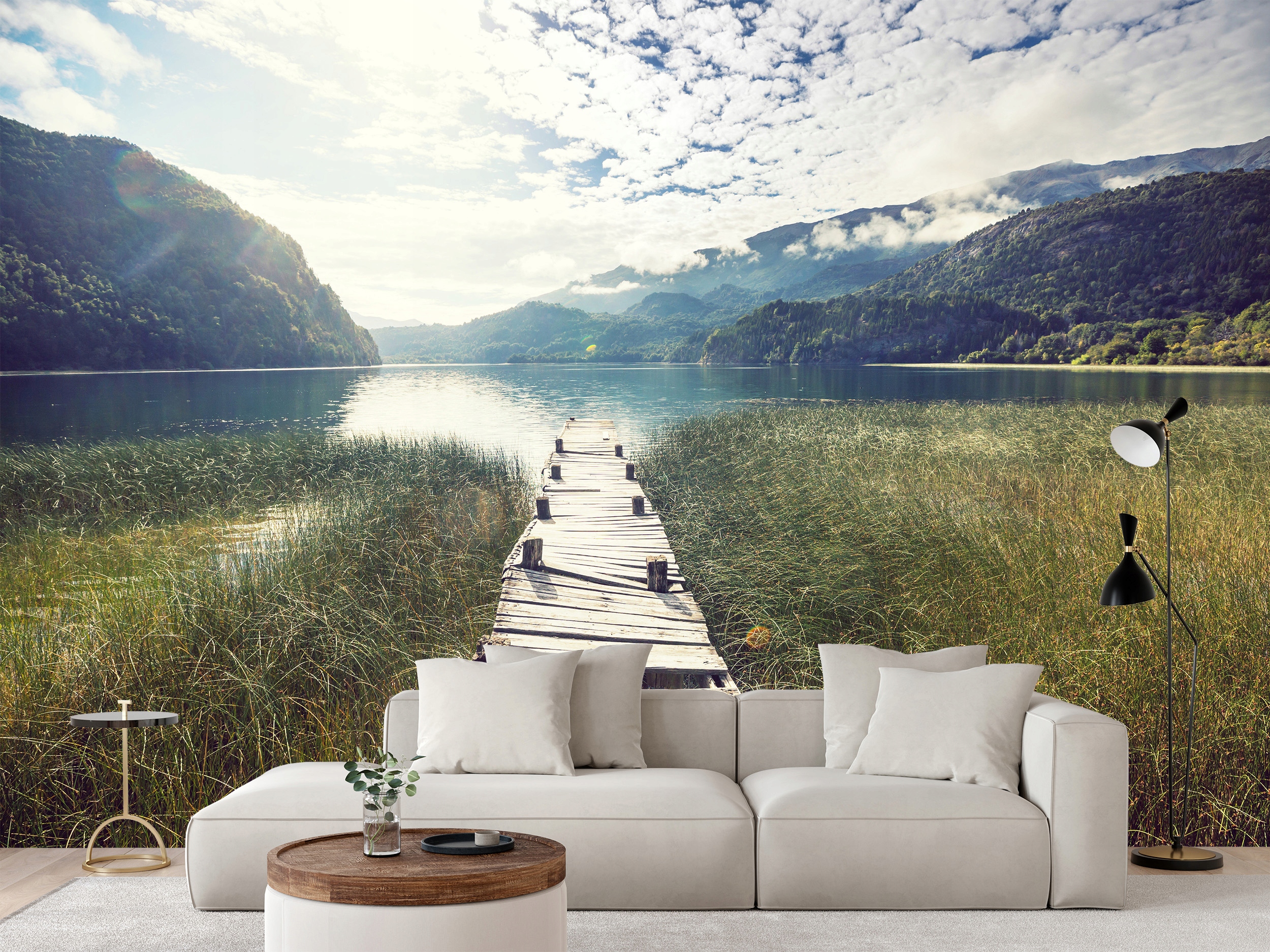 Fototapeta Jezero Patagonia Argentina Hory Andy Krajina 360 x 240 cm