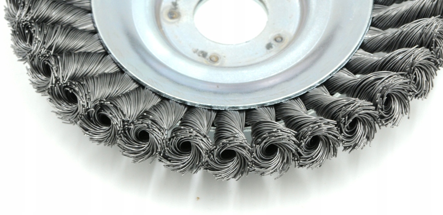 SZCZOTKA DRUCIANA TARCZA DO KOSTKI KOSA SPALINOWA Kod producenta BP-8698 SZCZOTKA KOSY DO CHWASTÓW