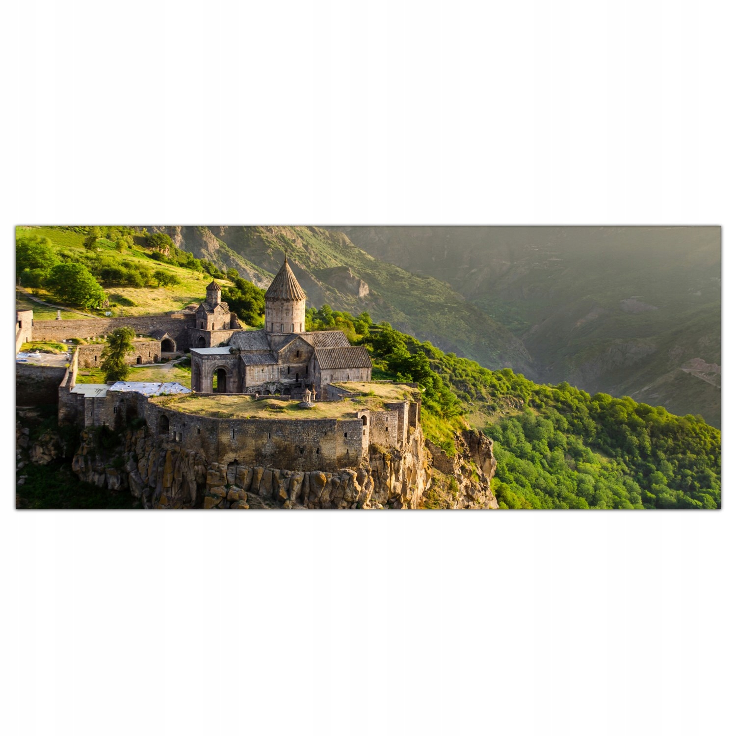 

Obraz na szkle Foto Zamek Góry Krajobraz 125x50