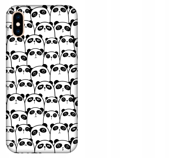 

Etui pokrowiec iPhone Xs Max Pandy smieszne