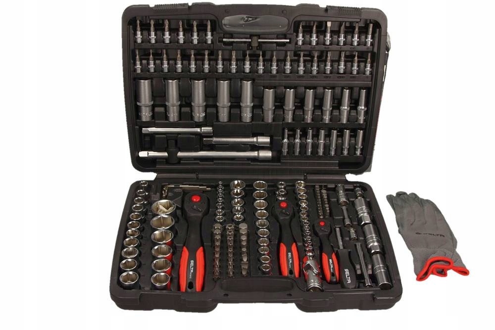 Sada nástrojov 1/4", 3/8", 1/2", 172 ks