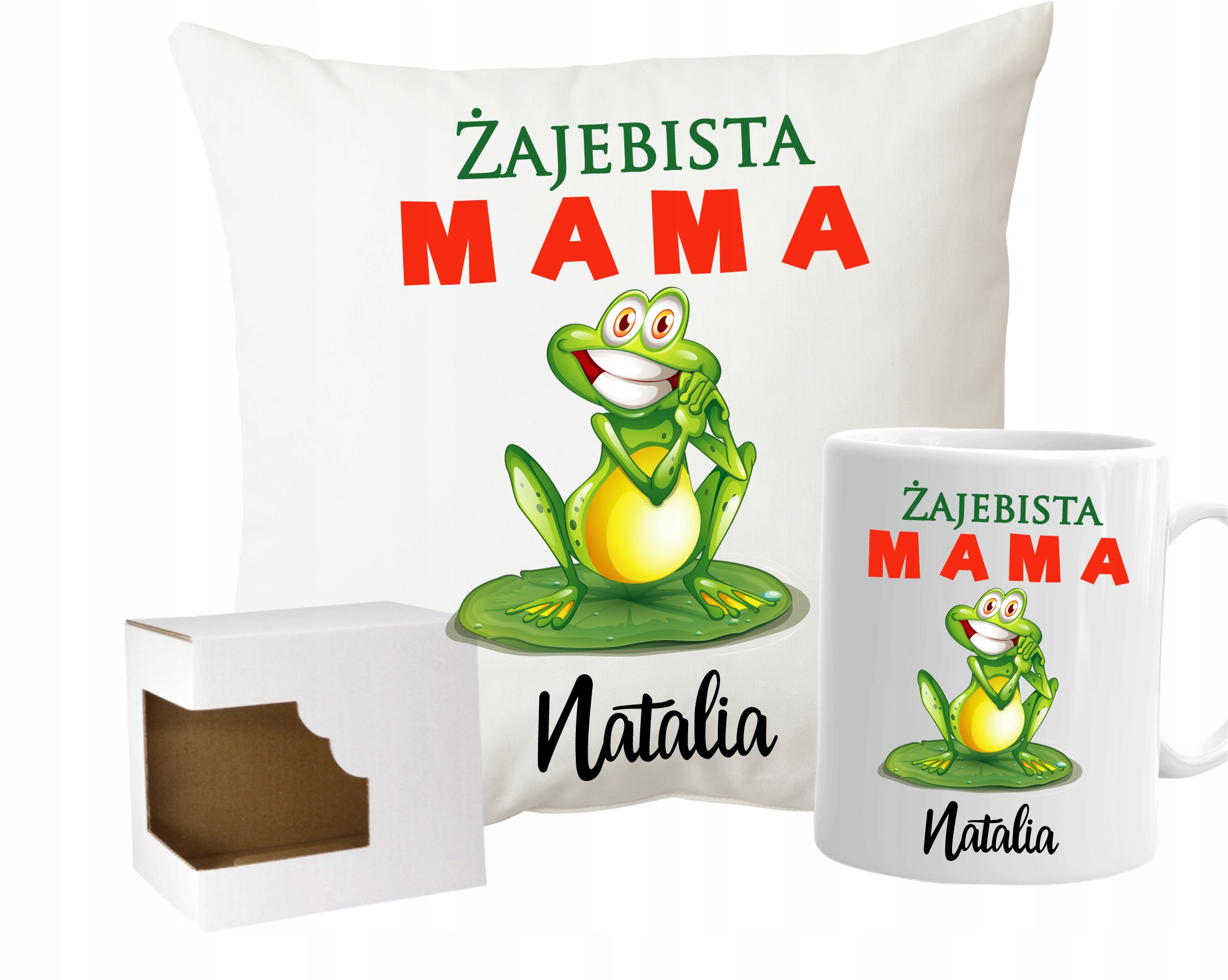 

Kubek Poduszka dla Mamy na Dzień Mamy imię