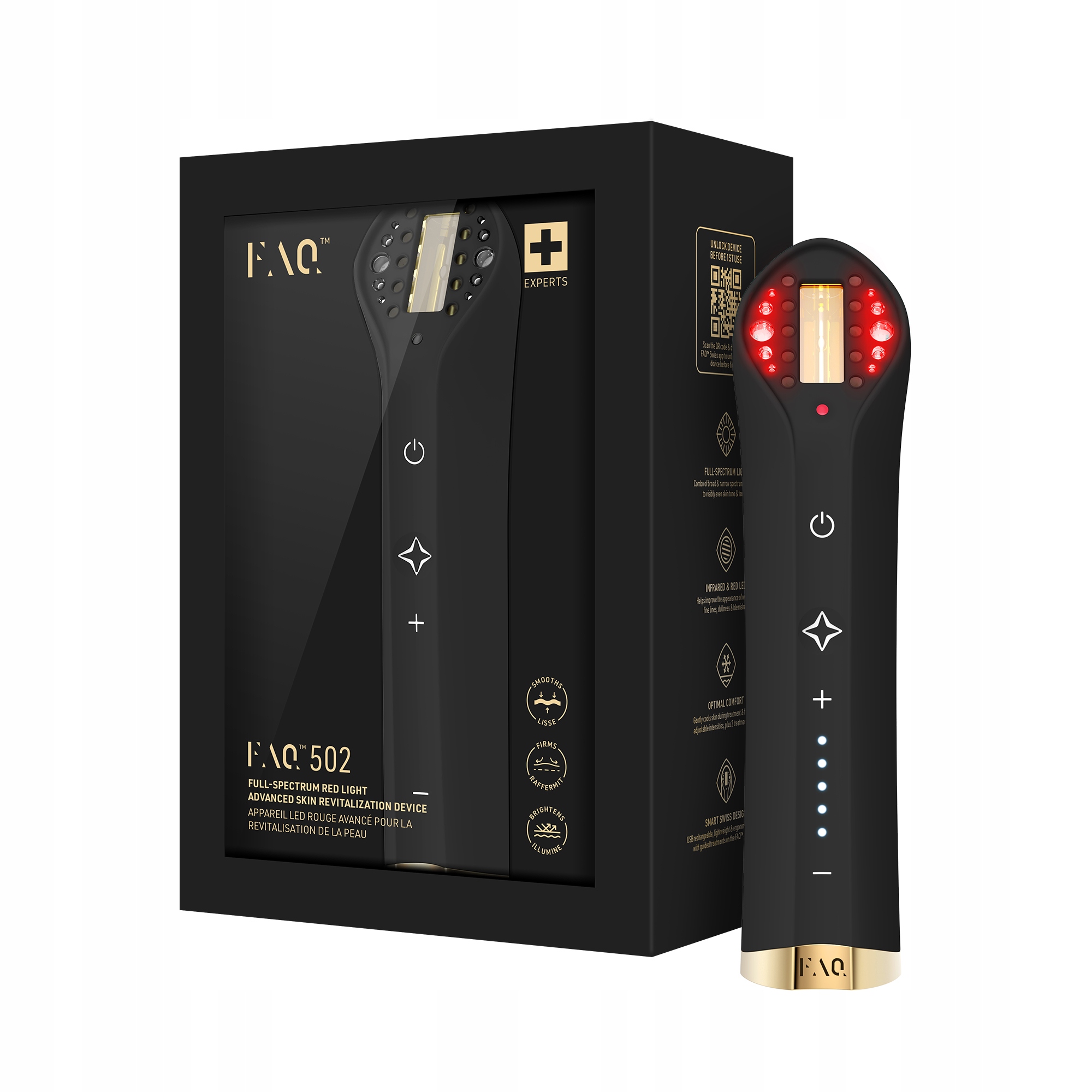 Faq 502 Plnospektrální červené světlo – pokročilé omlazení pokožky