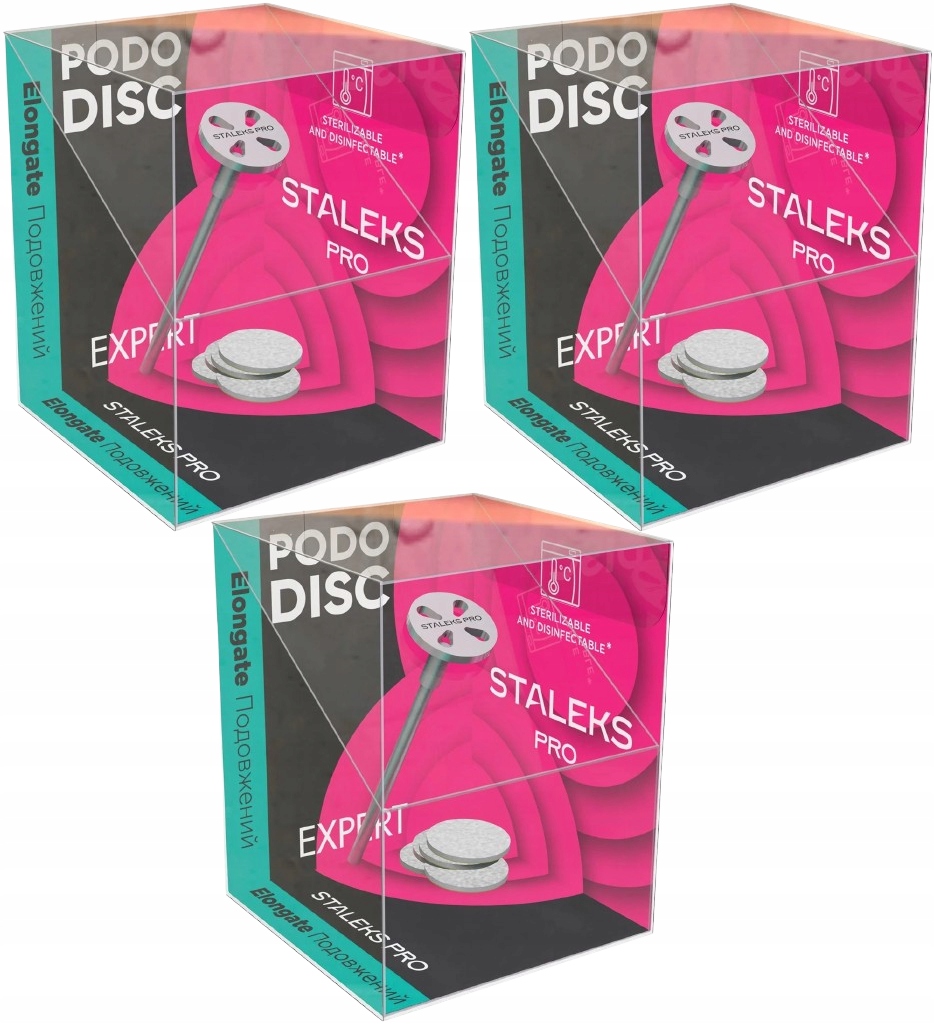 3 kusy Disk na pedikúru a sada jednorázových pilníků 180 Grit 5 ks