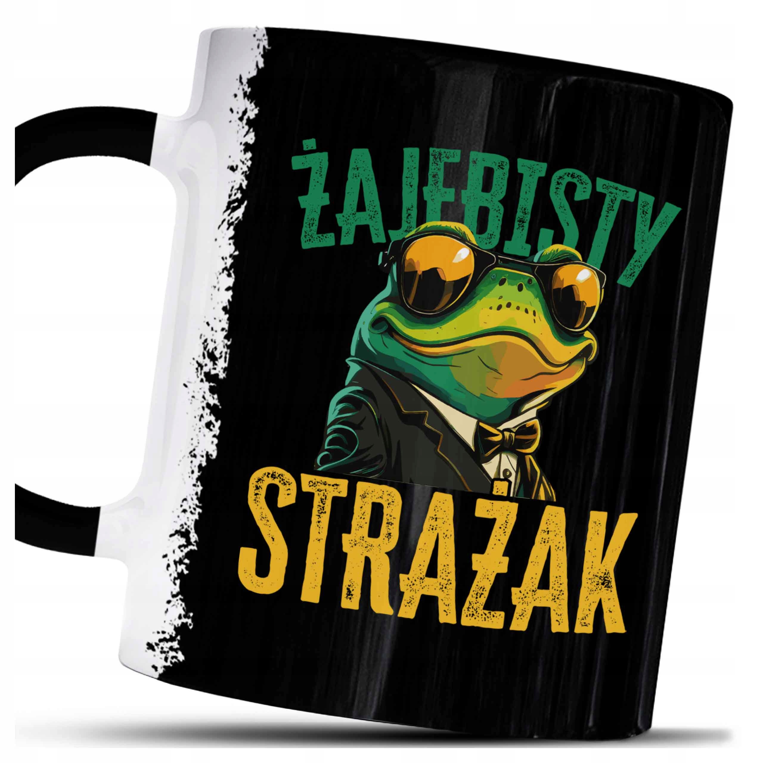 Kubek z nadrukiem Zajebisty Strażak Upominek dla Bohatera