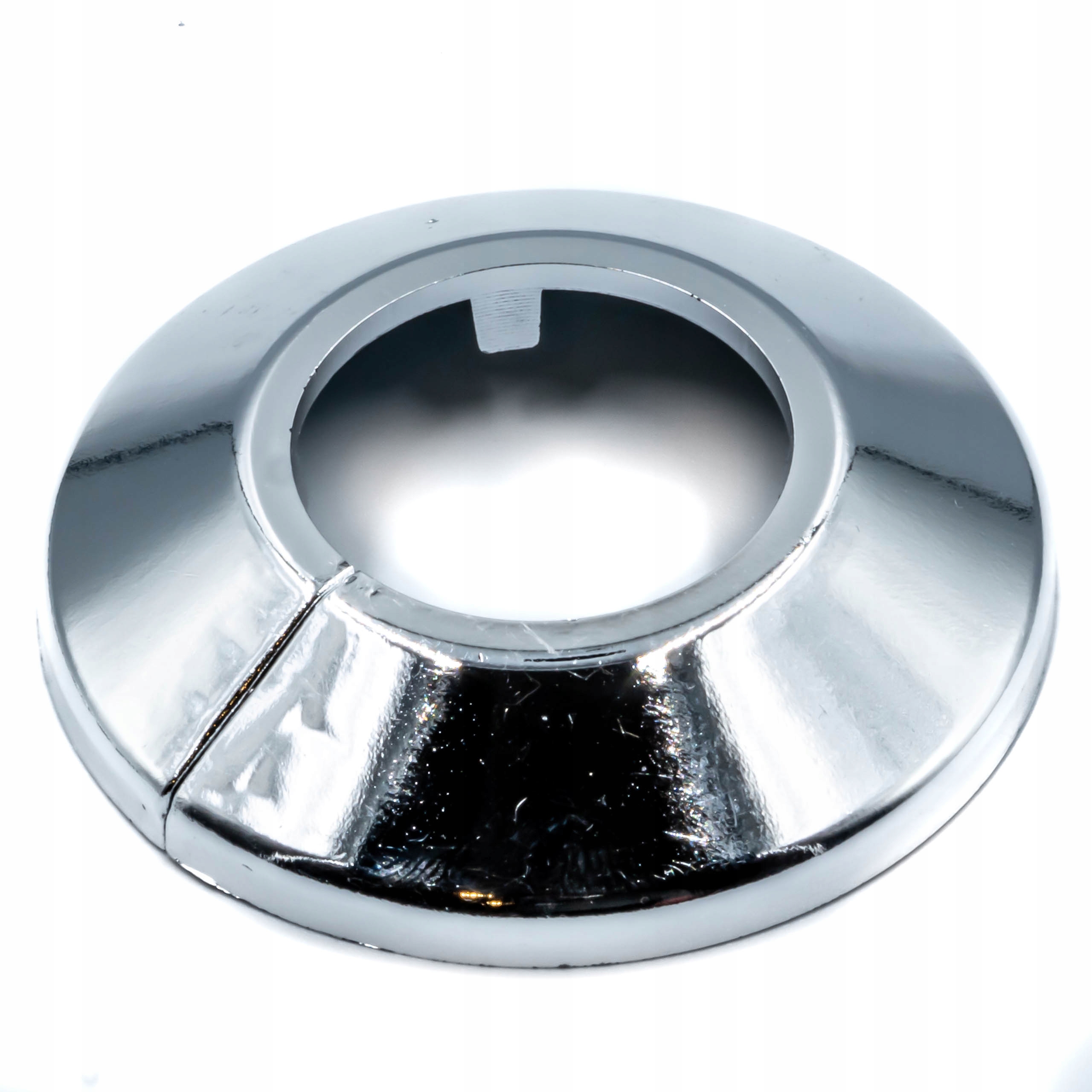 ROZETA ROZETKA PLASTIKOWA 28 MM CHROMOWANA MASKOWNICA RUR WYSOKA JAKOŚĆ !