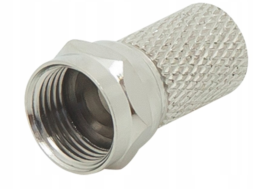 Wtyk antenowy Sat F RG6/6,8mm 18mm nakręcany