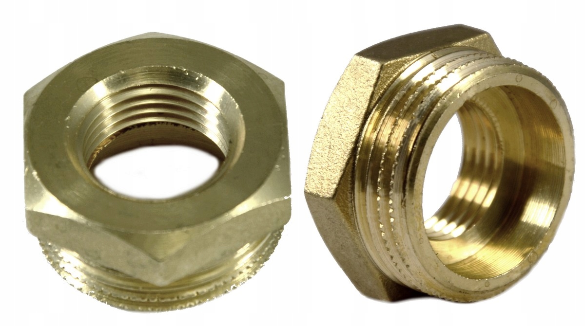 

Redukcja Mosiężna 1 Cal x 1/2 Cala DN25xDN15 Gwgz