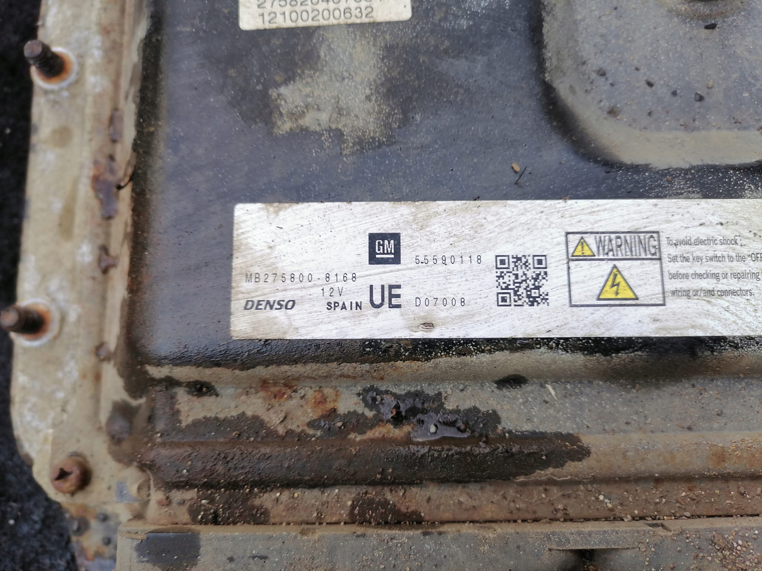COMPUTER OPEL ZAFIRA B 55590118 MB2758008168 + PIN