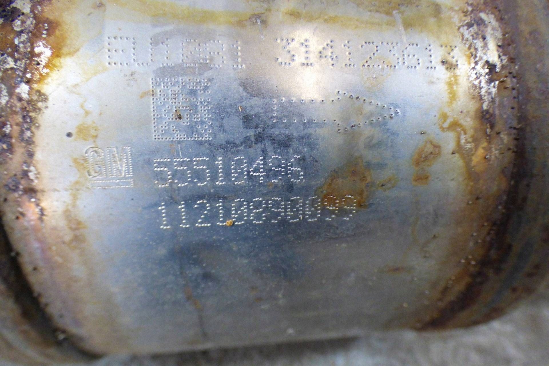 Opel Astra K V 1.5 CDTI catalyst 55510496 55510495