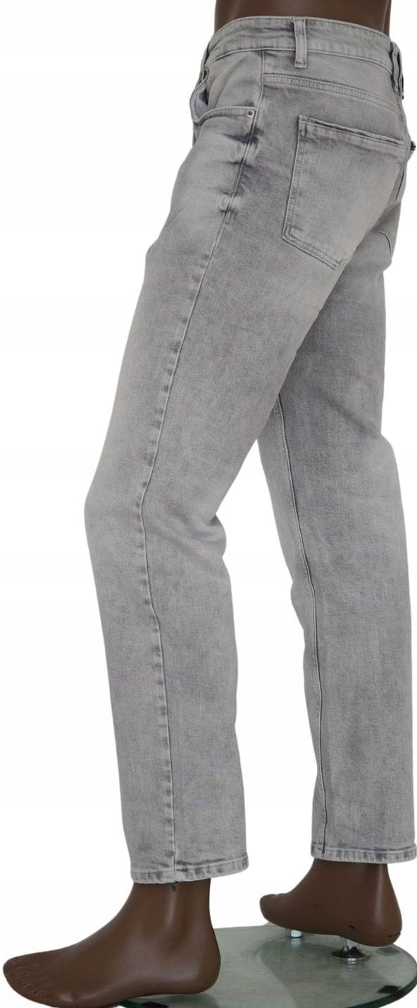 Pánské Džínové Kalhoty Světle Šedé Premium Komfort Redstar 13919-63 R32/32