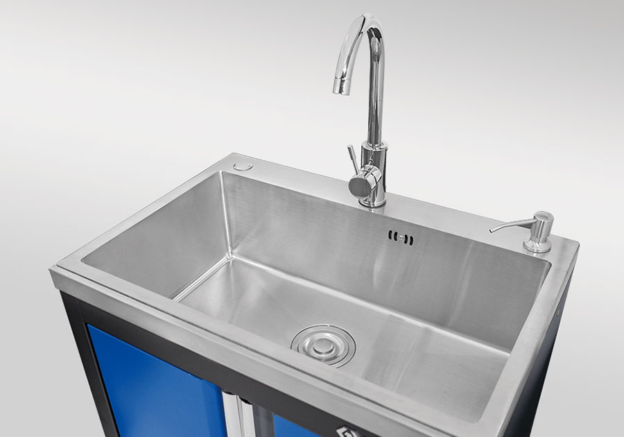 KING TONY SZAFKA DWUSKRZYDŁOWA ZE ZLEWEM SZARA EAN (GTIN) 3401561923314