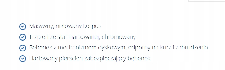 KŁÓDKA TRZPIENIOWA SATYNOWA GERDA KSWT70 Rodzaj kłódki na klucz