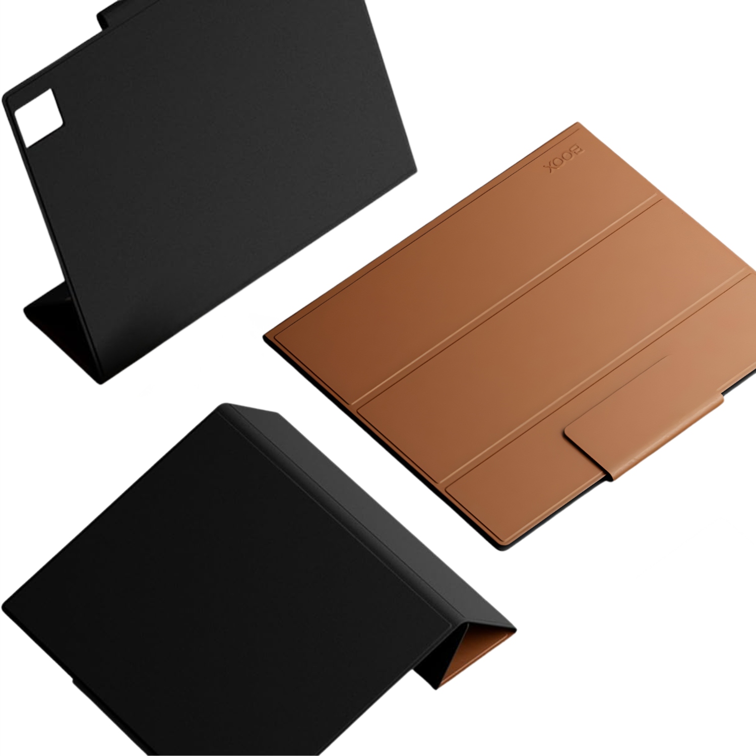 Magnetyczne Skórzane Składane Etui Pokrowiec Case Onyx Tab Ultra C Pro Brąz