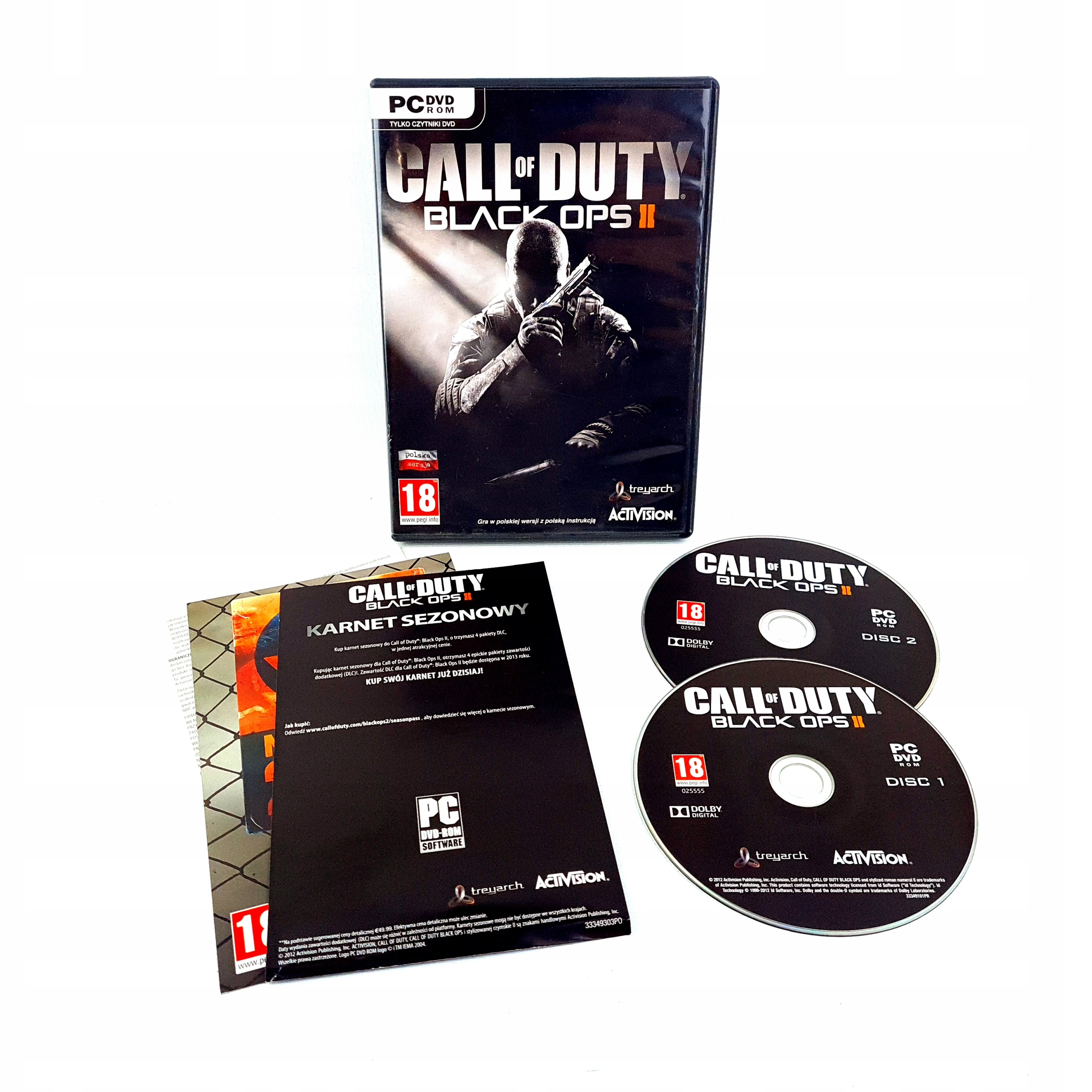 CALL OF DUTY BLACK OPS 2 II PUDEŁKO BEZ GRY PL