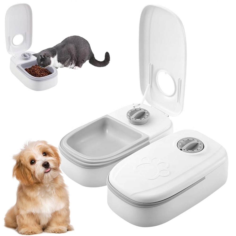 Levně Dávkovač , Miska, Automatický Stroj Na Suché Krmení Pro Psa Kočku Kočky, Časovač