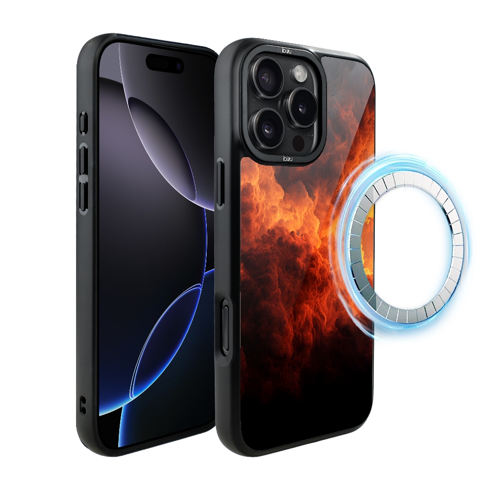 Pouzdro pro iPhone 16 Pro Ibizu DropGuard Matt s MagSafe, Inferno Sky