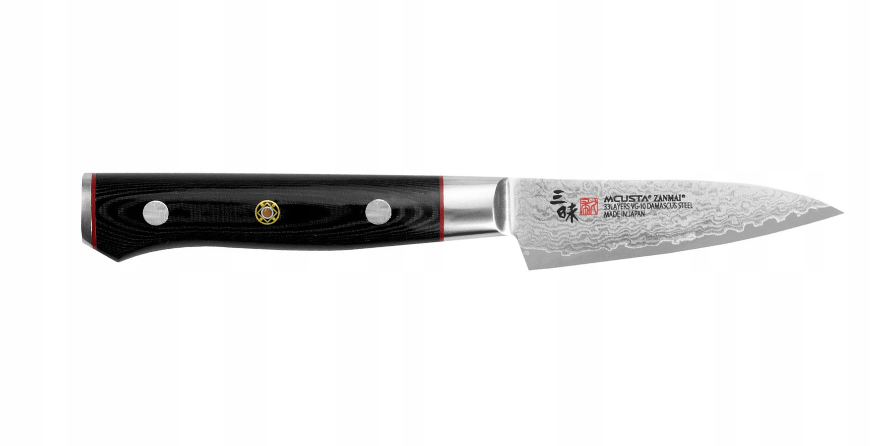 Japonský nôž Mcusta Zanmai VG-10 Pro Zebra na lúpanie 90