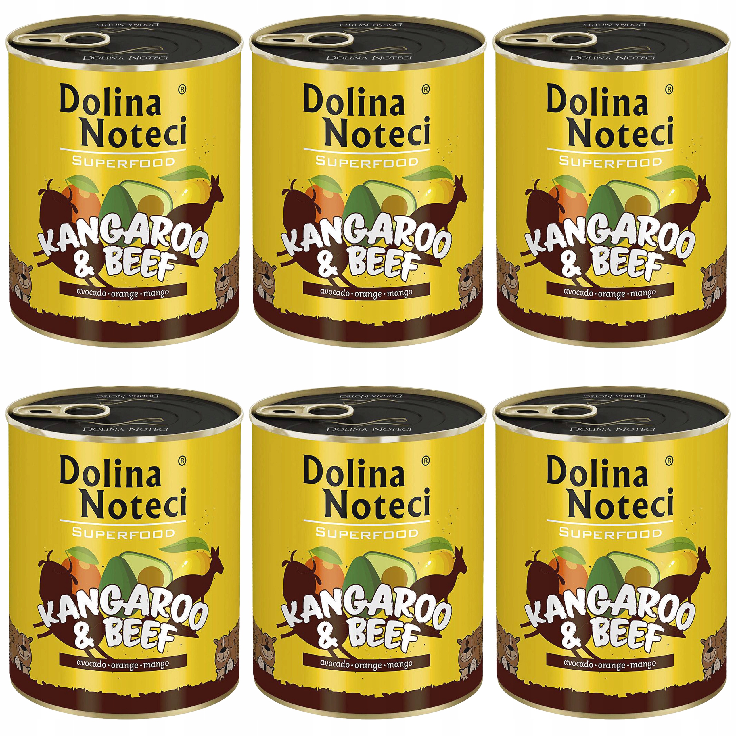 Levně Dolina Noteci Superfood Krmivo pro psa Kangur 6x 800g