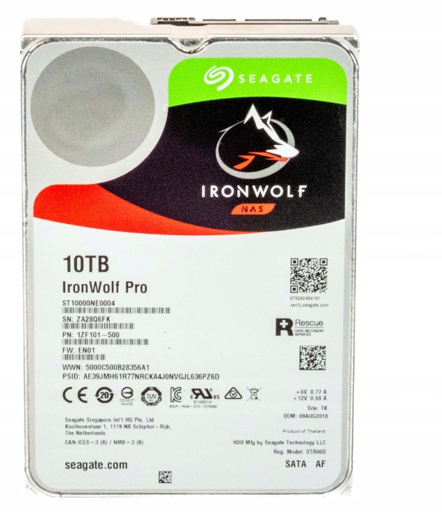 Dysk twardy Seagate IronWolf Pro ST10000NE0008 10TB Sata III 3,5"