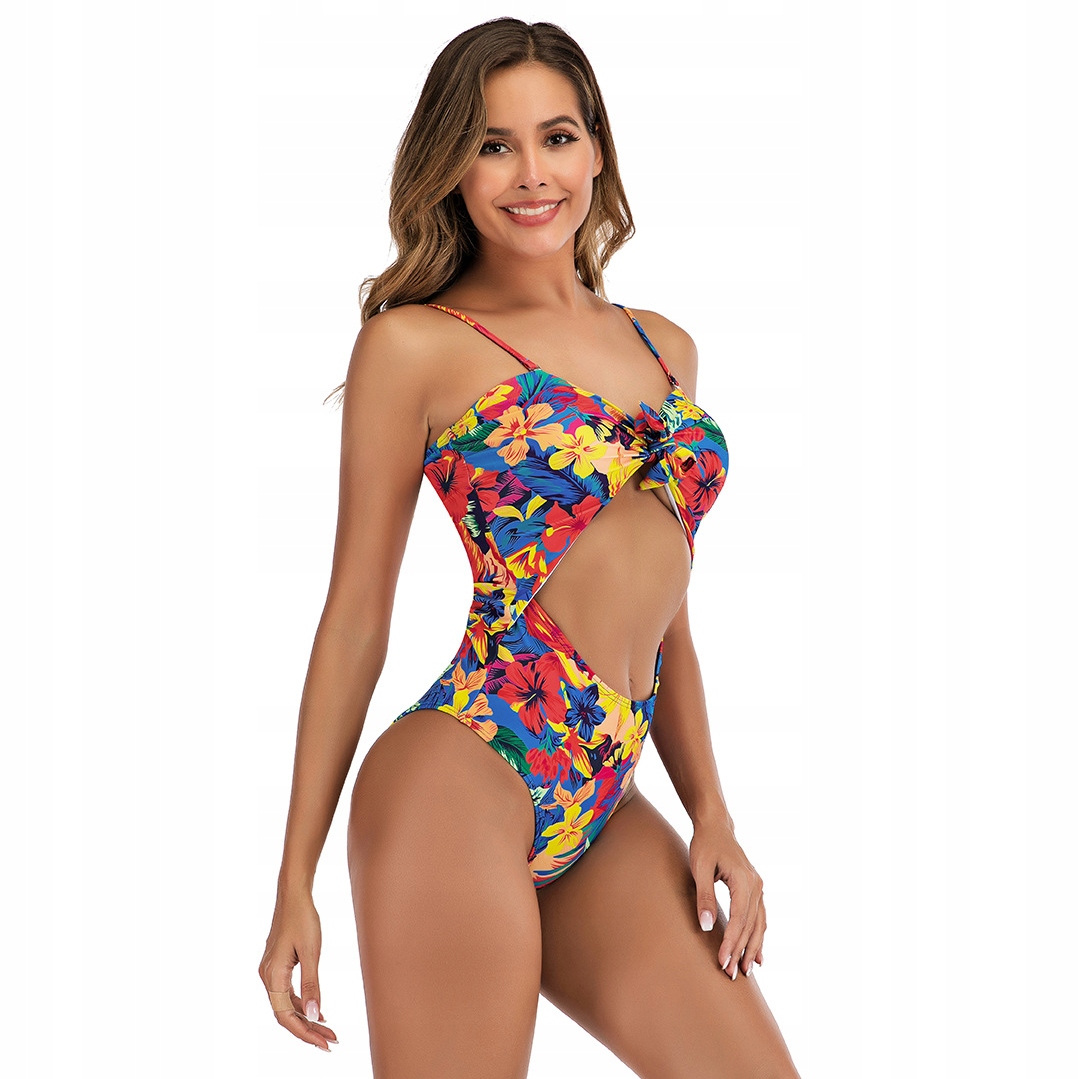 STRÓJ KĄPIELOWY JEDNOCZĘŚCIOWY kwiaty M Kod producenta 113