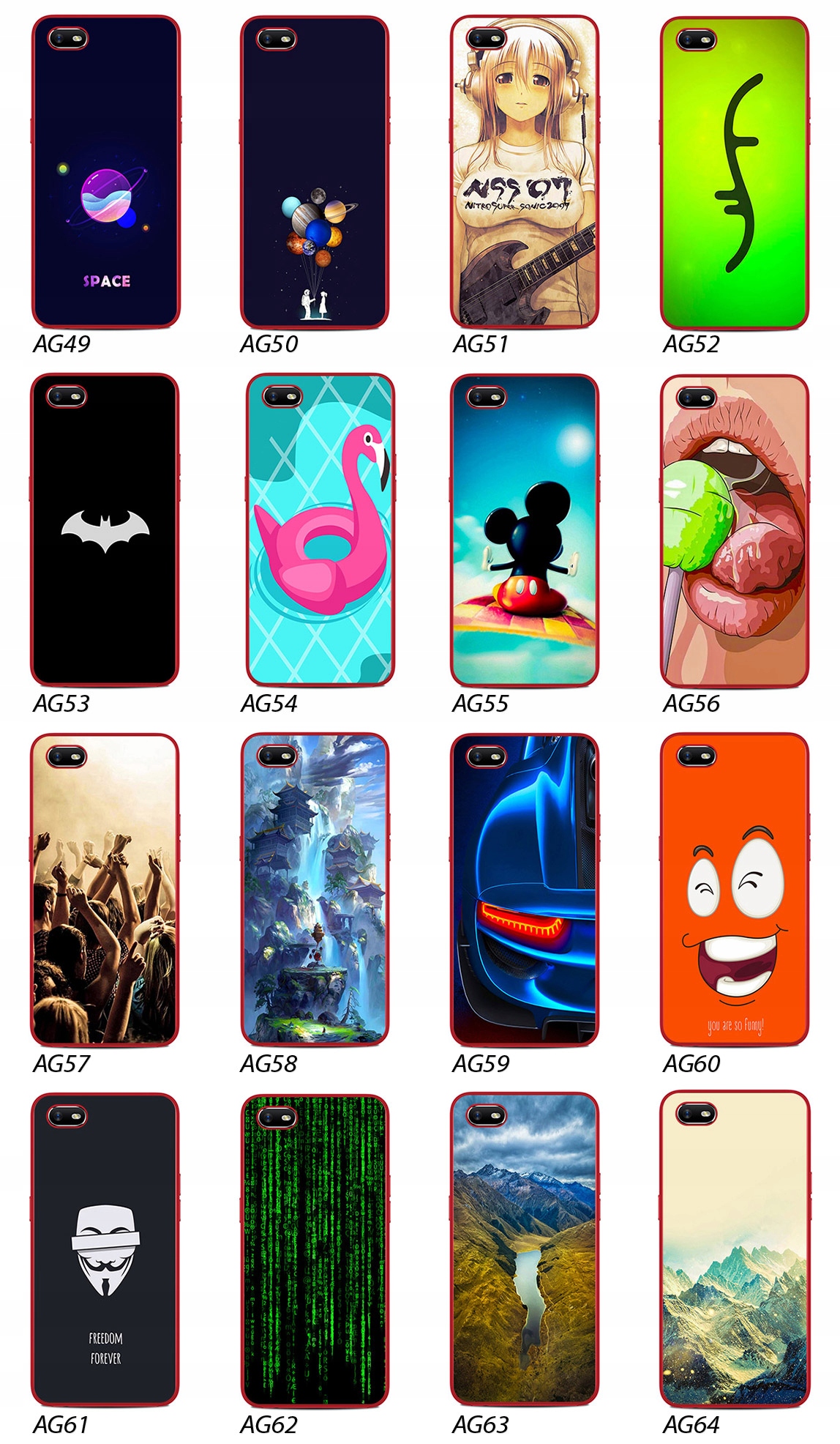 ETUI PLECKI FOTO Case OBUDOWA Pokrowiec JAKOŚĆ WZORY SZKŁO 9H do Oppo A1K Kolor wielokolorowy